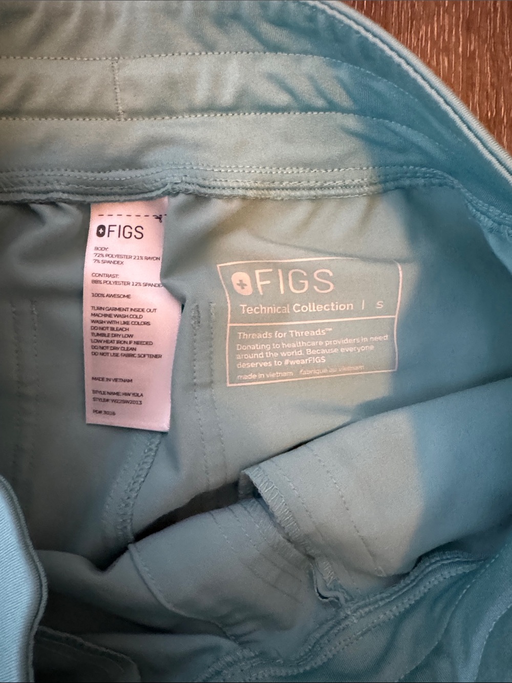 Figs Yola High-Rise Slim Scrub Pant - Picture 2 of 2
